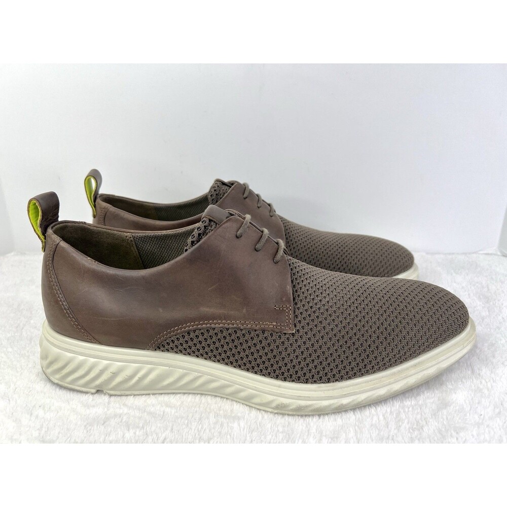 Ecco St.1 Hybrid Lite Mesh Summer Derby Oxford Shoes Brown Mens US 11 / 45